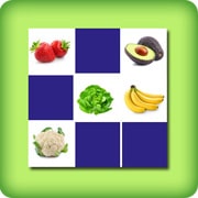 Juego de memoria con frutas y verduras en línea Juego de memoria con frutas y verduras en línea