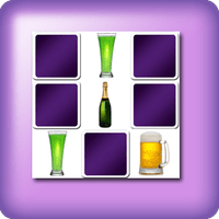 Juego de Memoria o Memorama gigante - bebidas