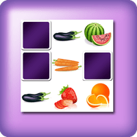 Gran Juego de Memoria o Memorama - verduras