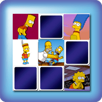 Juego Memoria o Memorama niños - Los Simpsons