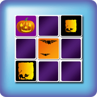 Juego de Memoria o Memorama niños - Halloween