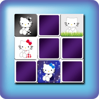 Juego de Memoria o Memorama chicas - Hello Kitty