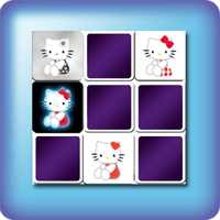 Juego de Memoria o Memorama niños - Kitty para chicas