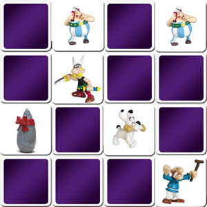 juego de memory niños Asterix y Obelix