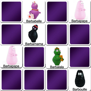 juego de memory Barbapapá