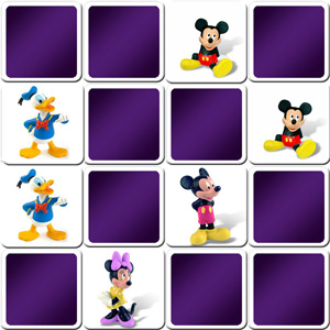 juego de memory niños disney