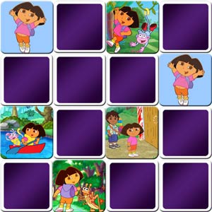 juego de memory niños Dora la exploradora