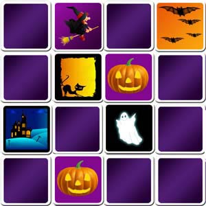 juego de memory niños halloween