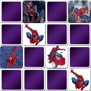 juego de memory para niños de Spiderman