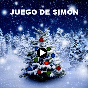 Juego de Simón con árbol de Navidad