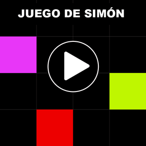 Juego de Simón online con casillas coloreadas