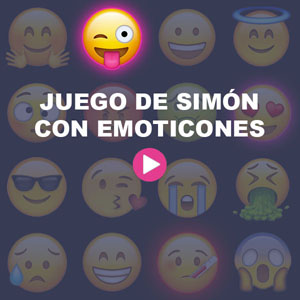Juego de Simón online con emoticones