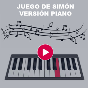 Juego de Simón online versión piano